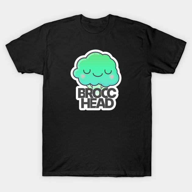 BroccHead T-Shirt by Dry Heat Gardening